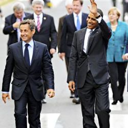 G8 à Deauville, Nicolas Sarkozy et Barack Obama