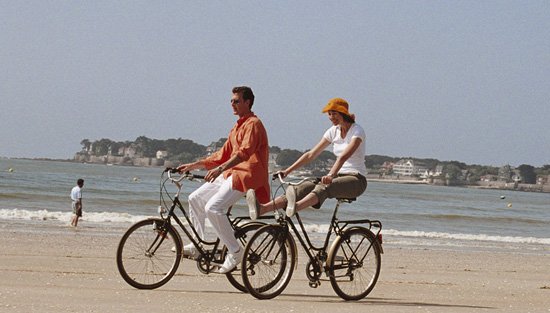 Vélo sur la plage, prêt de vélo