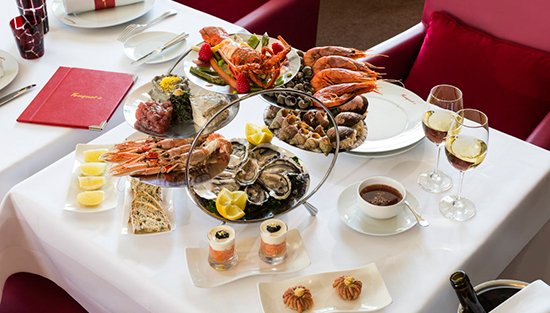 Hôtel Barrière La Baule - Le Royal - Restaurant - Table - Seafood