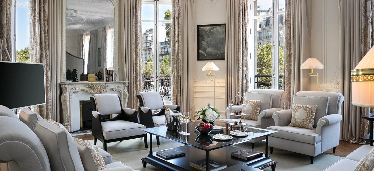 Sitting Room - George V Signature Suite - Hôtel Fouquet's Paris - Champs-Elysées