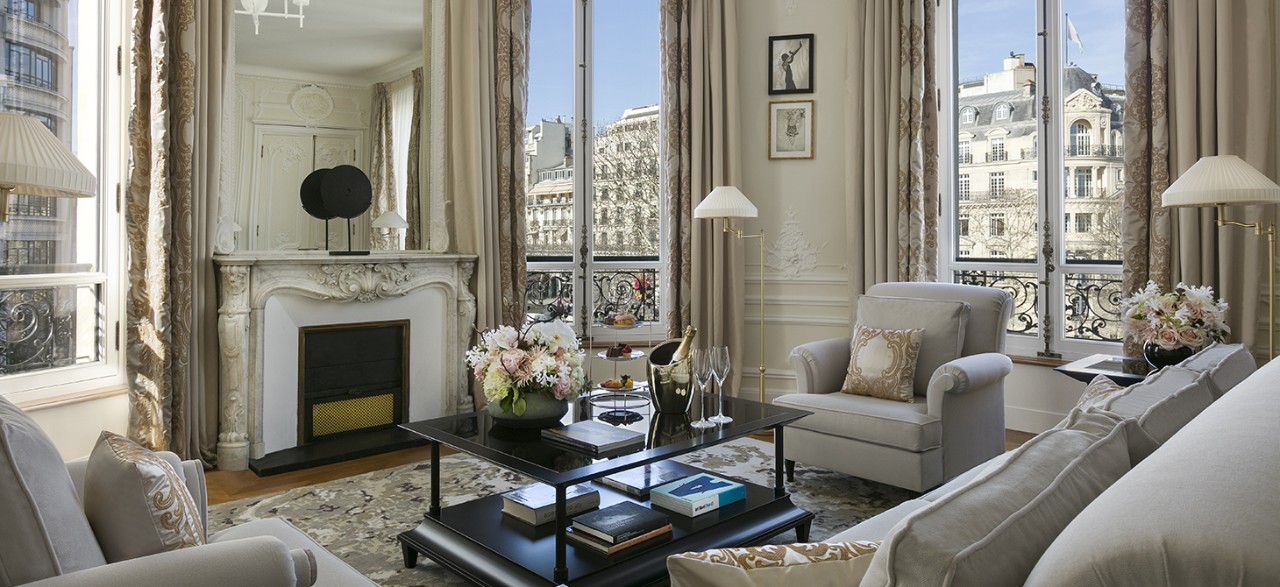 Sitting Room - Champs-Elysées Signature Suite - Hôtel Fouquet's Paris - Champs-Elysées