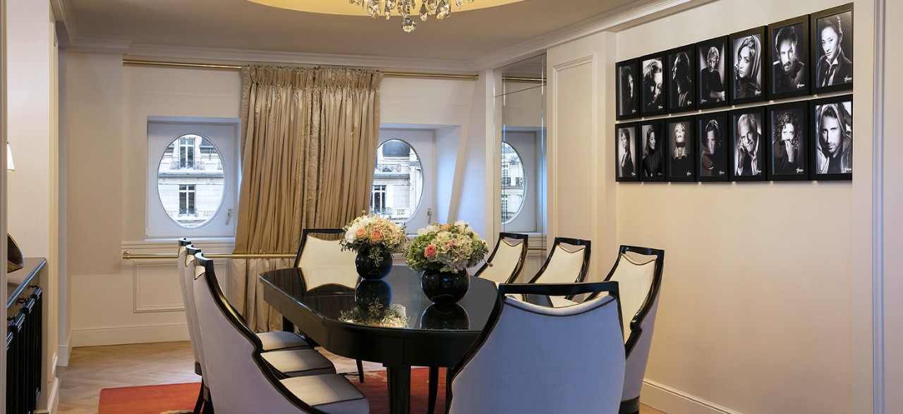 Dining Room - Harcourt Paris Suite - Hôtel Fouquet's Paris - Champs-Elysées