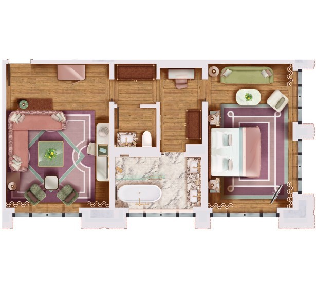 floorplans - corner-suite