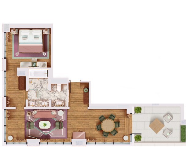 floorplans - appartement-terrasse