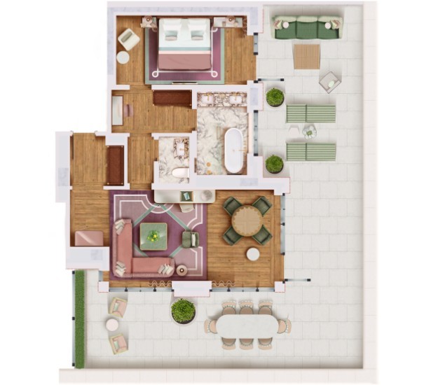floorplans - suite-terrasse-horizon