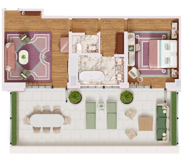 floorplans - suite-terrasse